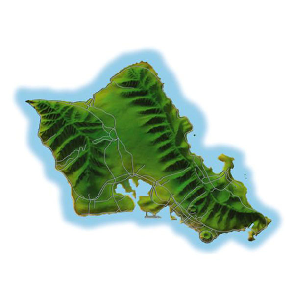 Oahu 3D Image